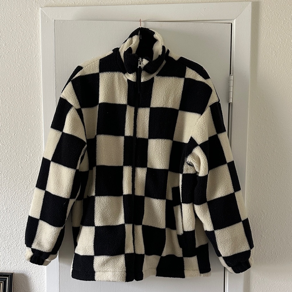 Men’s oversized H&M Sherpa Jacket